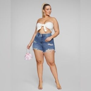 Fashion to Figure cream tube top NWOT